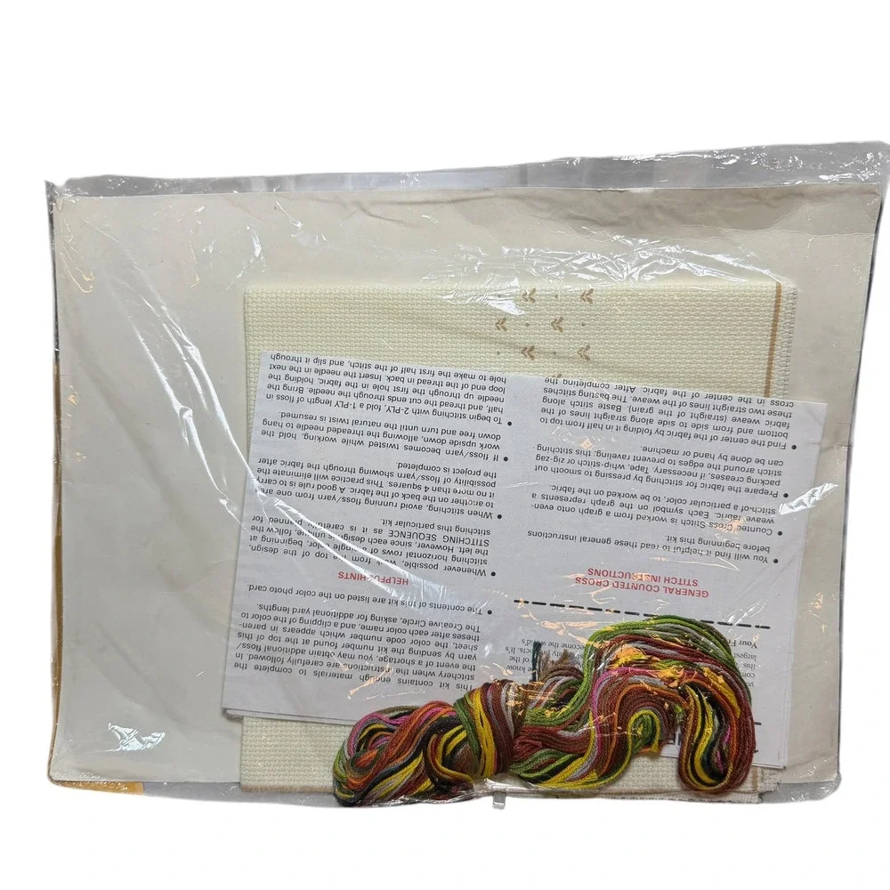 The Creative Circle‎ Honey Bear Breakfast Counted Cross Stitch Kit 1651 VTG New